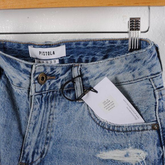 NWT Pistola Sierra High Rise Denim Pencil Skirt - Picture 4 of 6